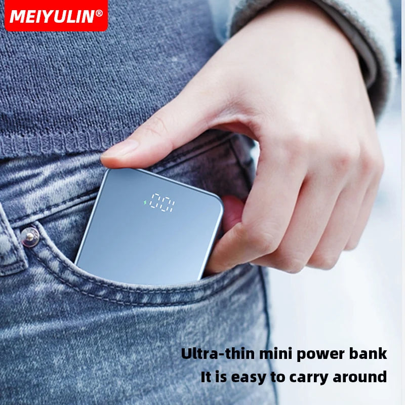 10000mAh Ultra-thin Magnetic Wireless Power Bank 5000mAh USB C PD20W Fast Charging External Spare Battery for iPhone 15 Samsung