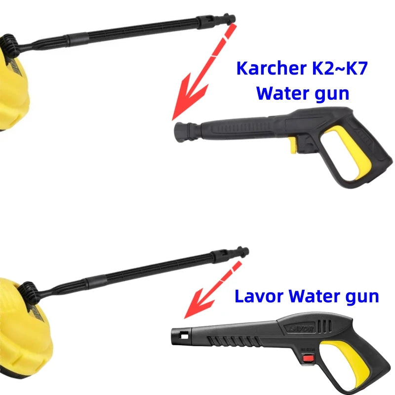 High Pressure Rotary Brush, Disc Floor Brush Cleaning, Car Cleaning, Suitable For Karcher K2~K7/Lavor Car Washing Machines.